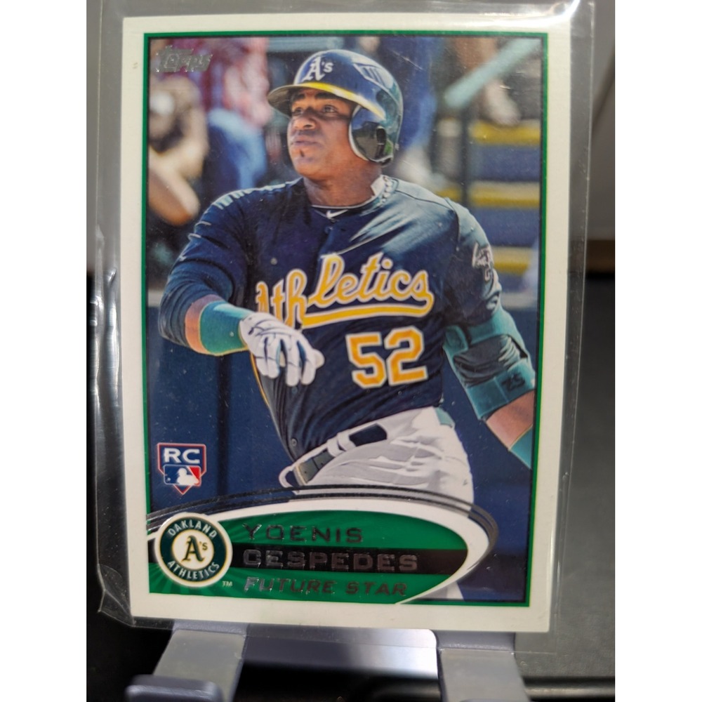 2014 Topps Yoenis Cespedes Future Stars Oakland Athletics RC FS-12 Baseball Card